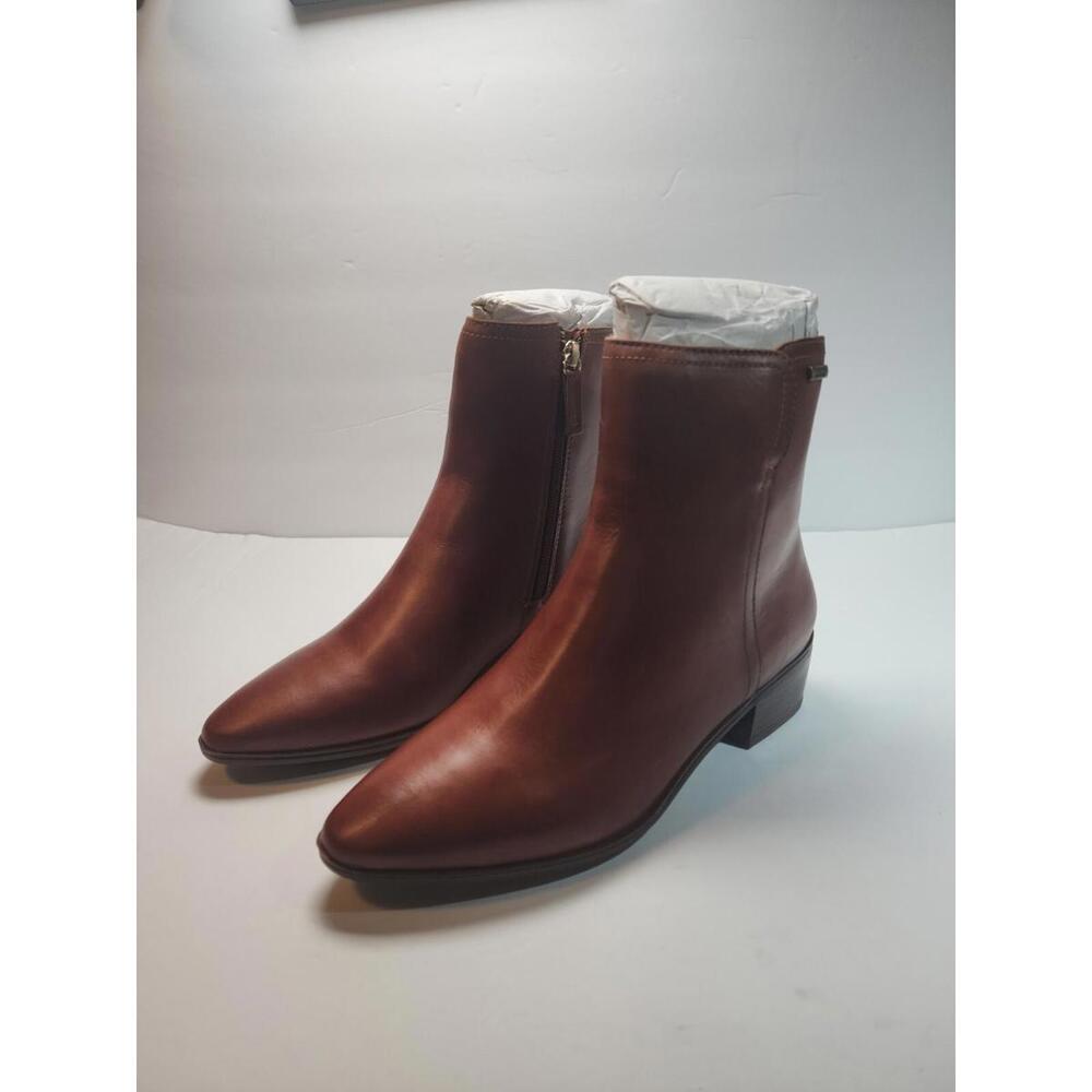 Women's 7 Rockport Geovana Mid Ankle Boot, Tan